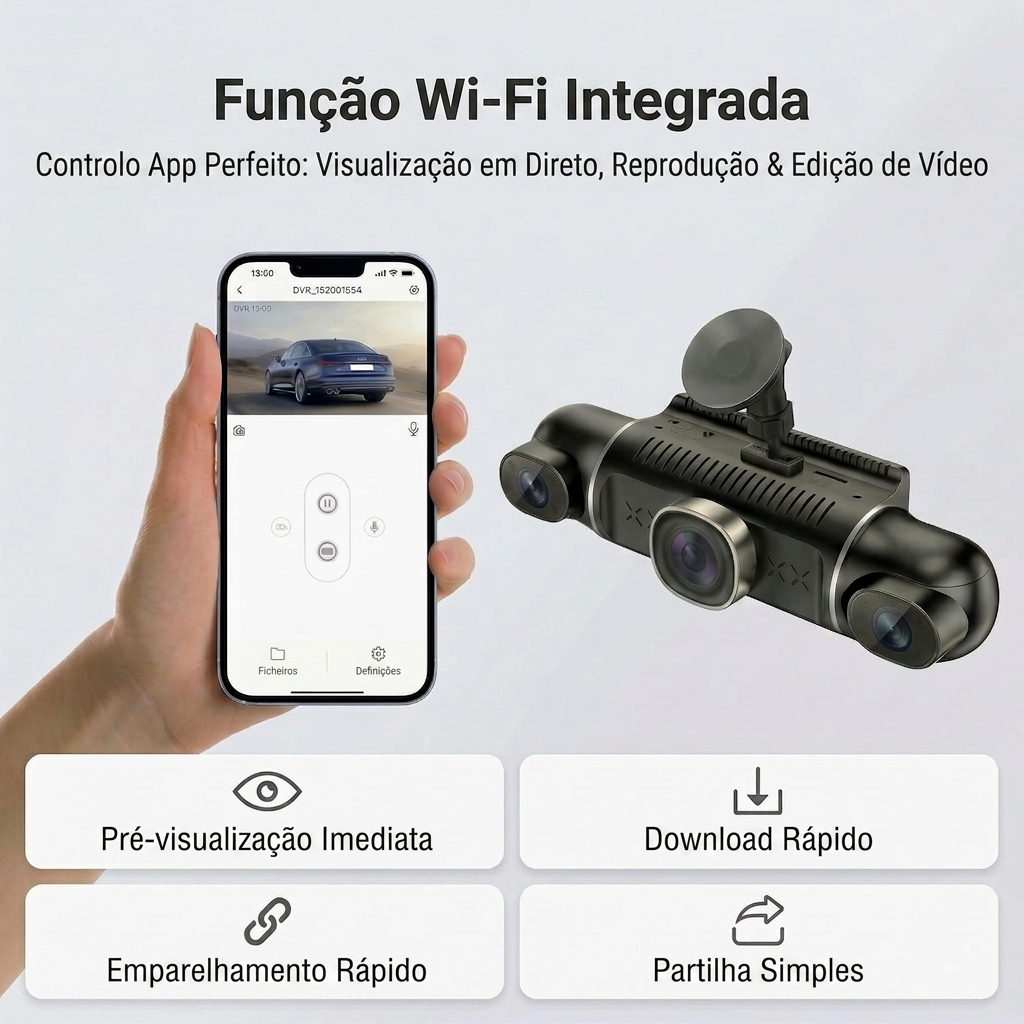 Carovigil Câmara 360° Segurança Automóvel